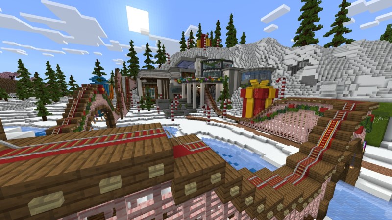 Christmas Winter Mansion